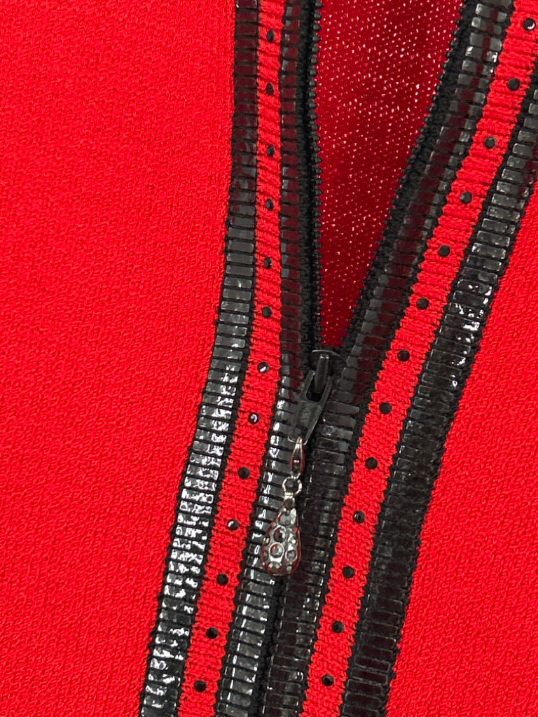 Toula Size 4P Red Women's Cardigan