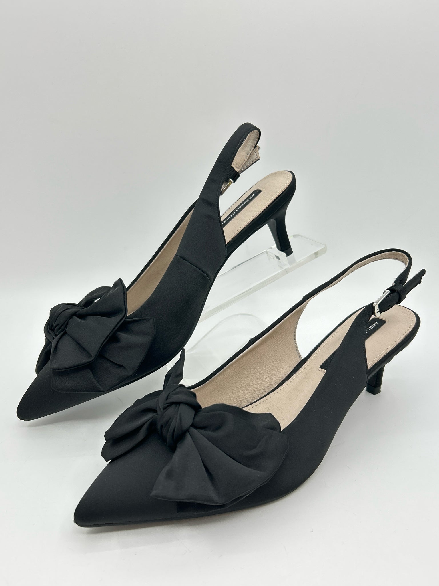 FRENCH CONNECTION Size 8 Black Women Pumps