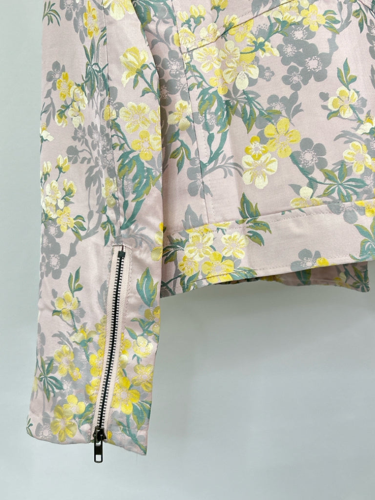 SANS SOUCI Size L Pink Floral Jacket NWT