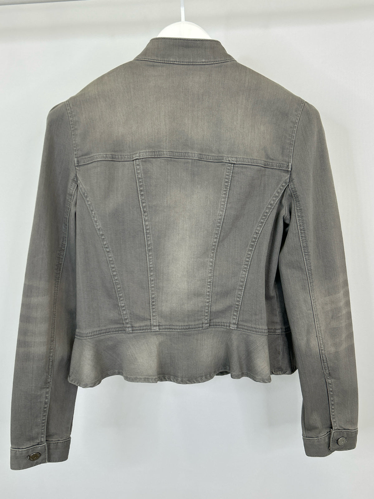 White House Black Market Size 8 Grey Women Jacket