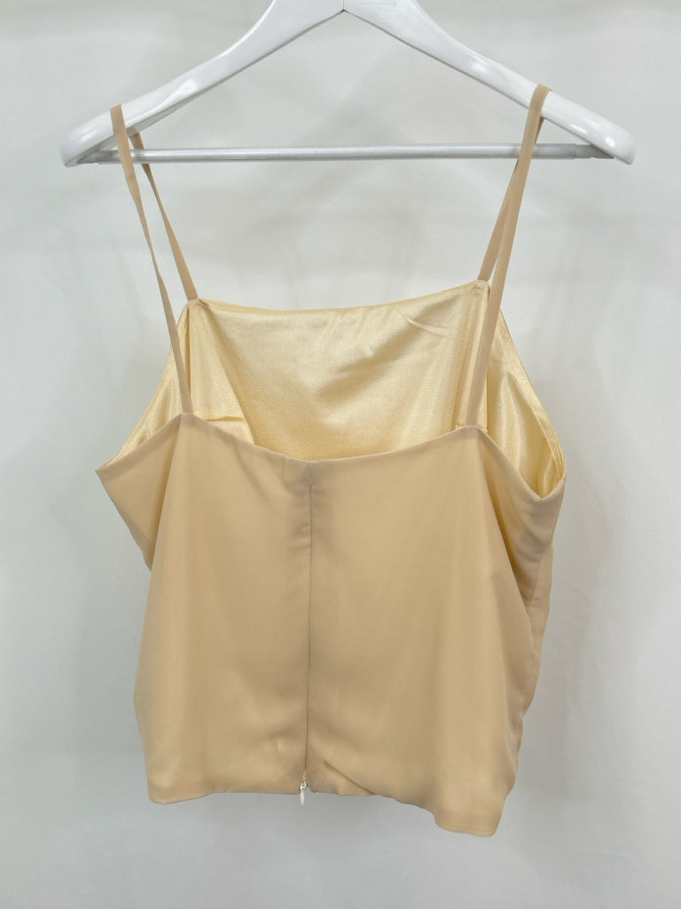 LT Lan Ting Bride Women Size XL Beige and Gold 3-Piece w/Pants NWT