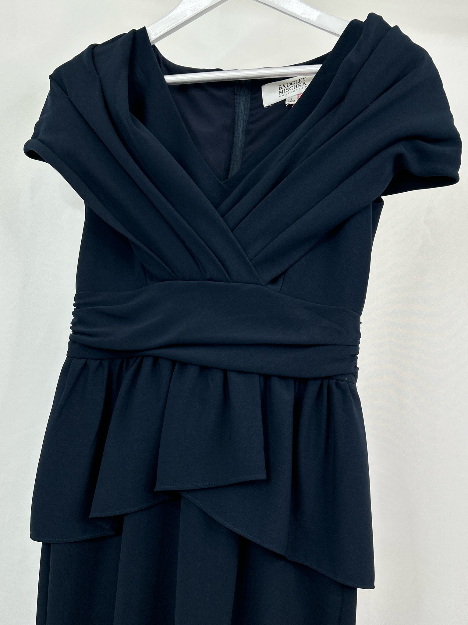 BADGLEY MISCHKA Size 6 Navy Women Dress