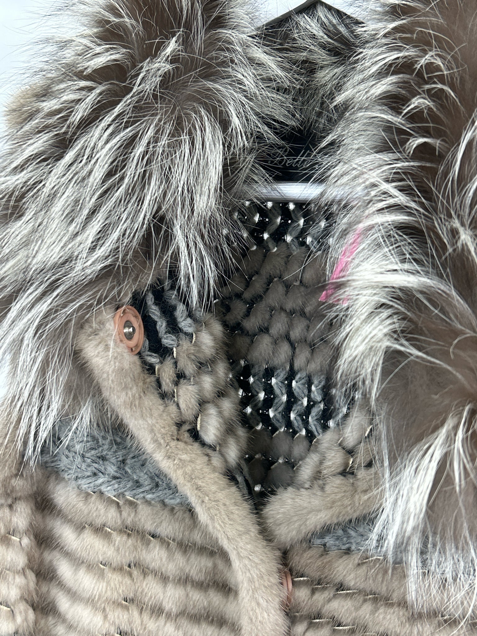 BELLE FARE Size M BEIGE AND GRAY Women Vest