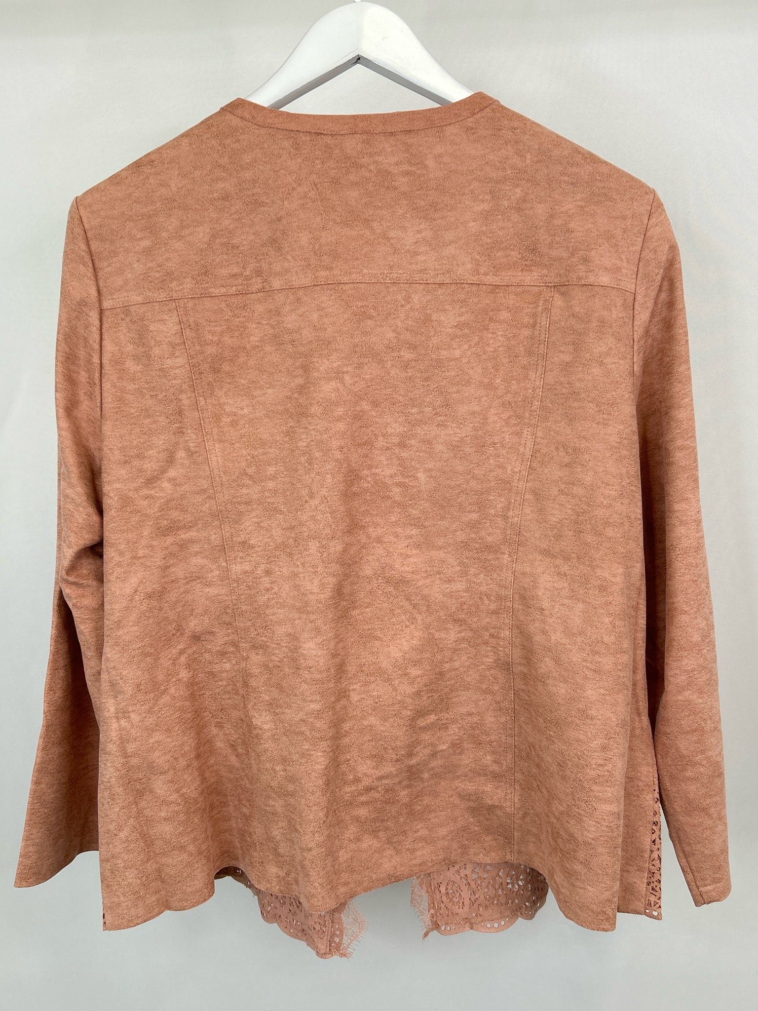 CHICO'S Size 16/18 Pink Women Jacket NWT