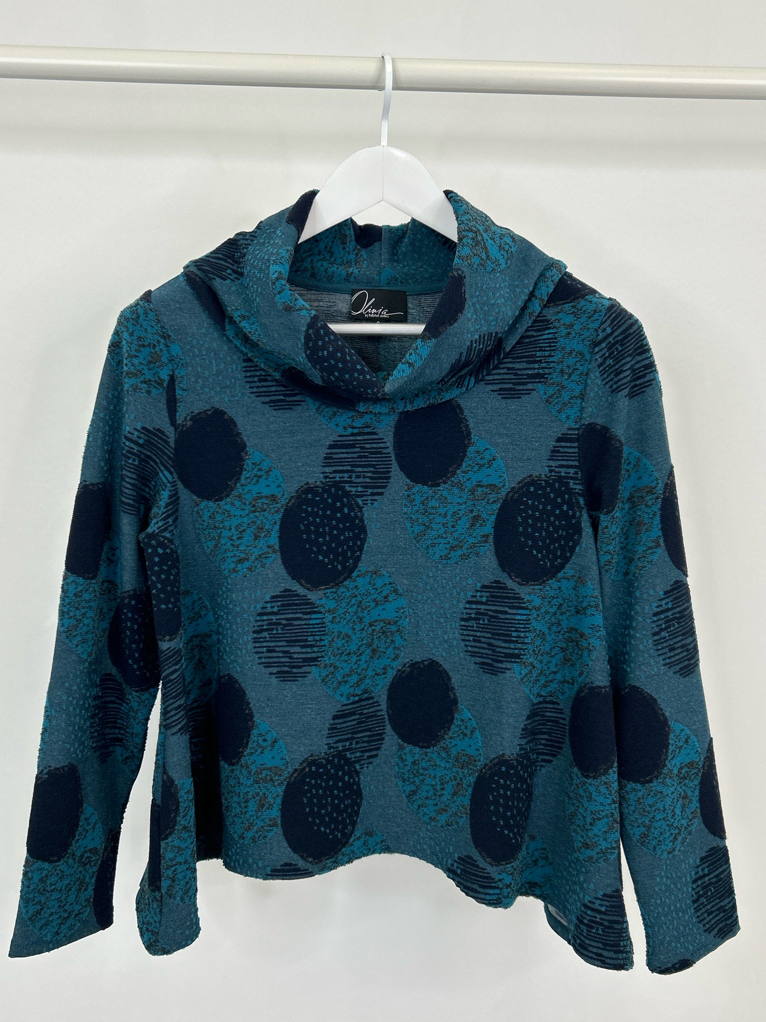 OLIVIA BY HABITAT CLOTHES Size S Teal Women Top NWT