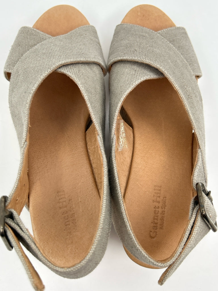 Garnett Hill EU Size 37, US Size 7 Taupe Sandal