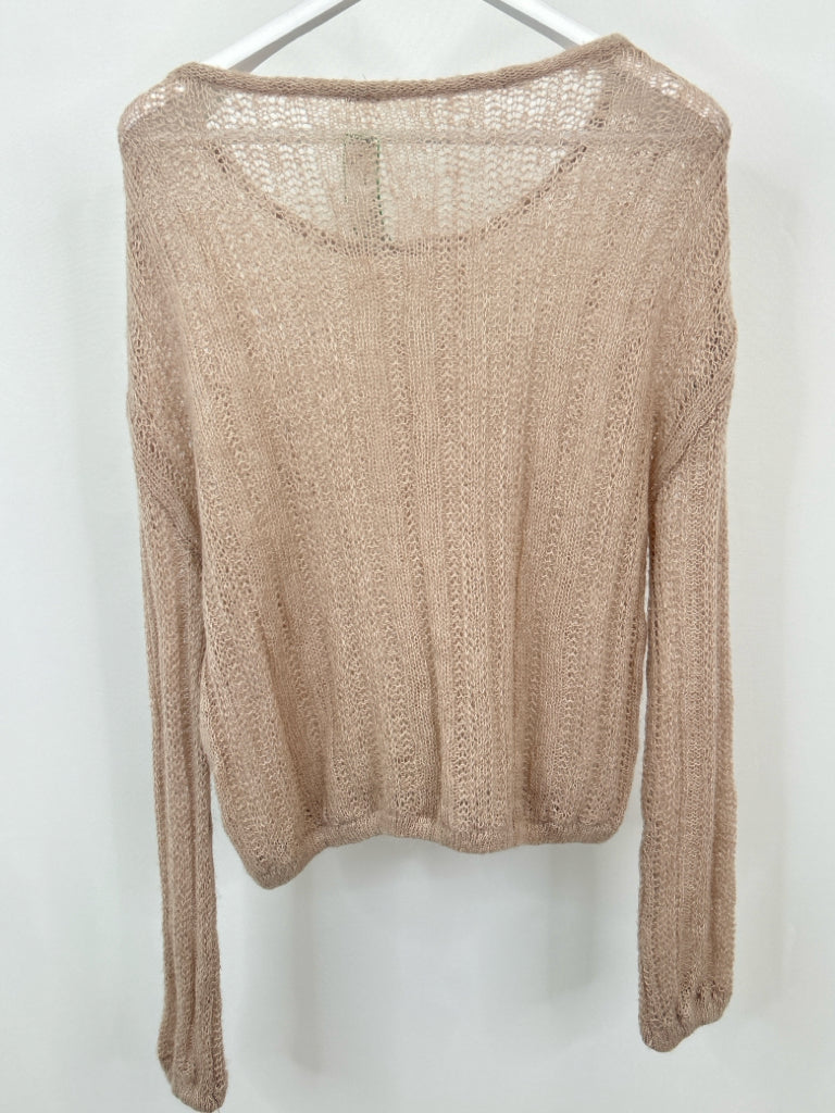 FREE PEOPLE Size S Tan Sweater