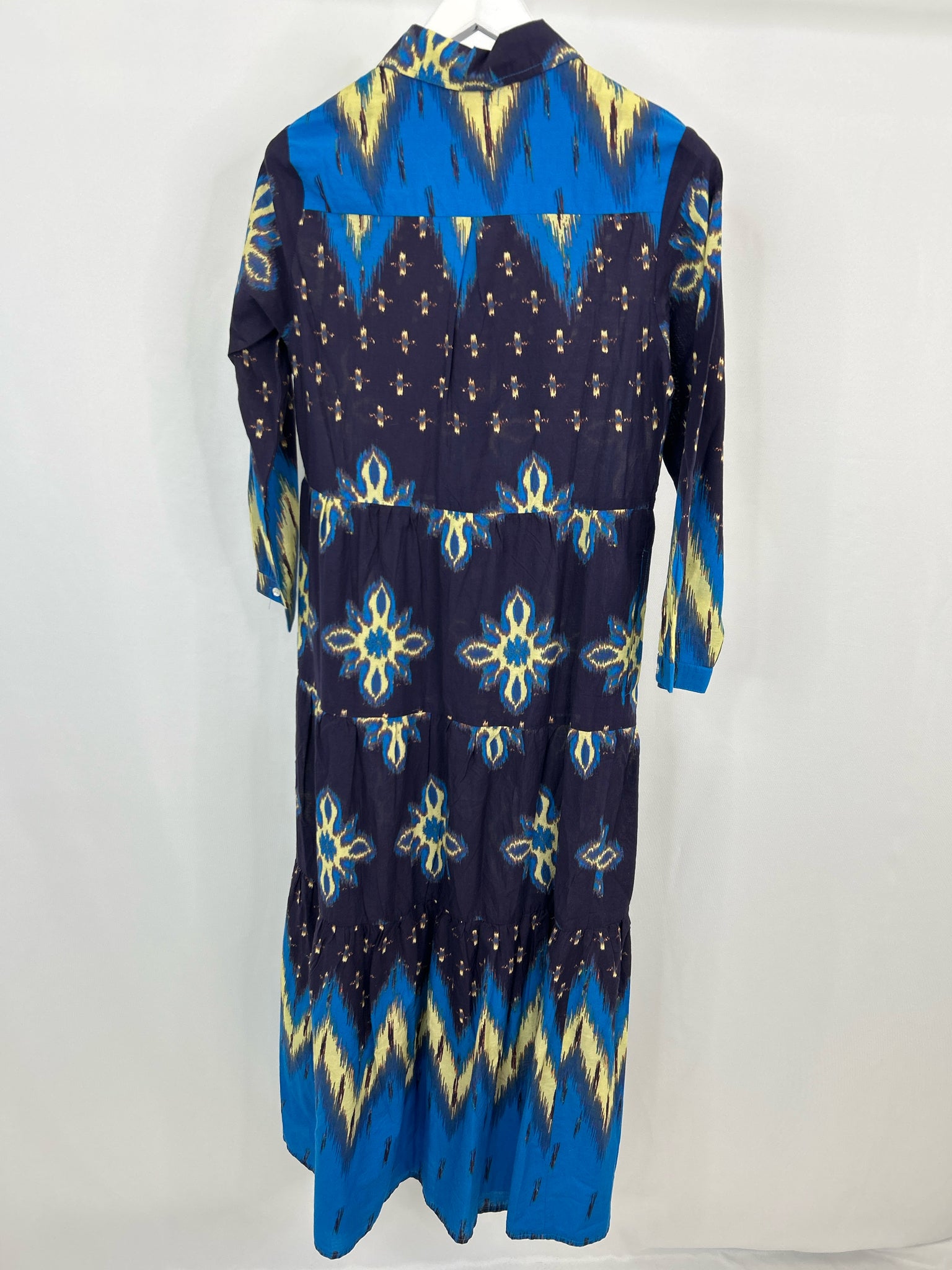 BE BOHO Size XS Navy Print Women Dress