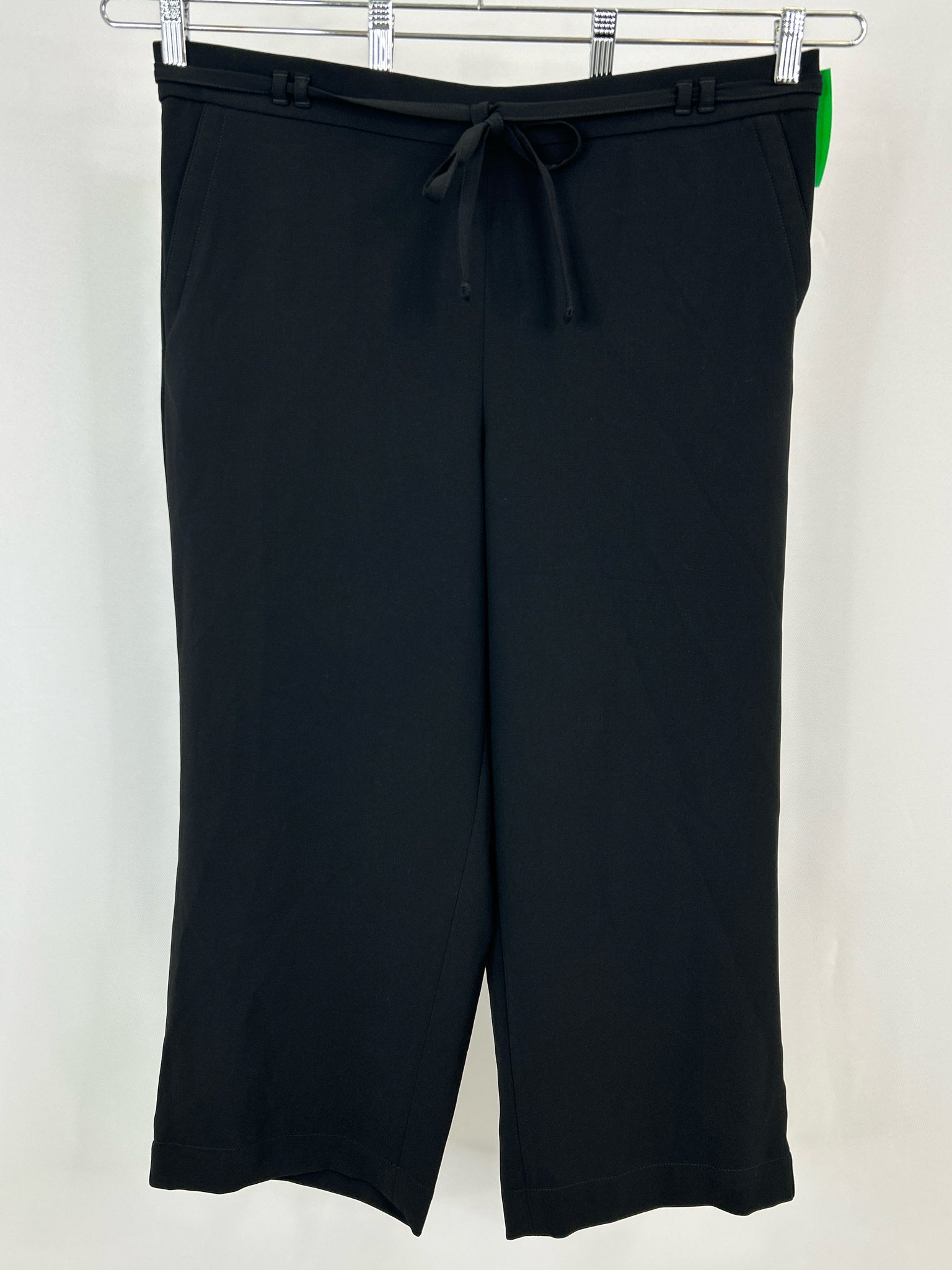 TALBOTS Size XLP Black Cropped Women Pants NWT