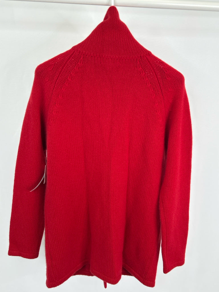 NEIMAN MARCUS Women Size L Red Cardigan