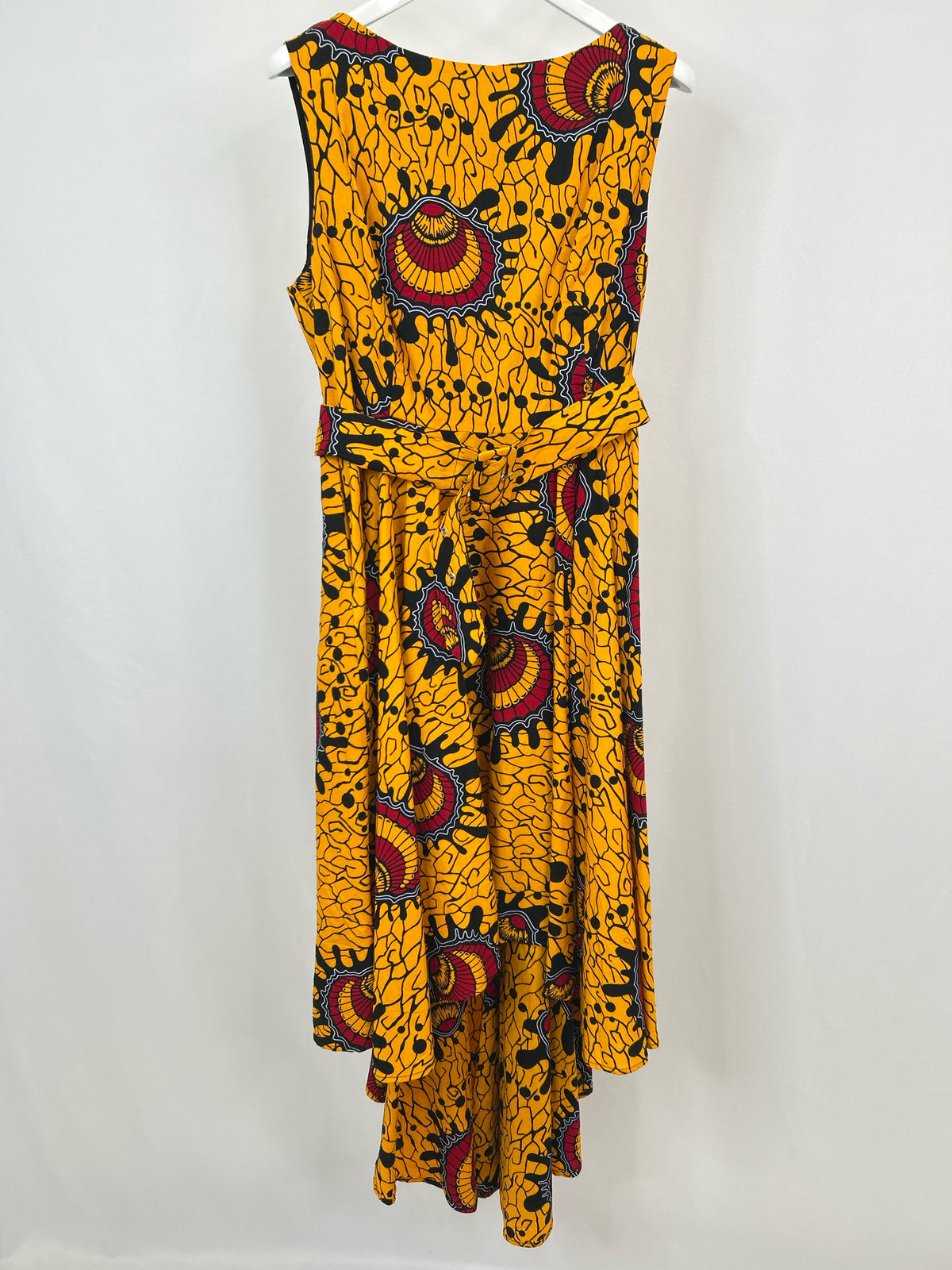 TRIBALBYN Size XL Orange Yellow Women Dress
