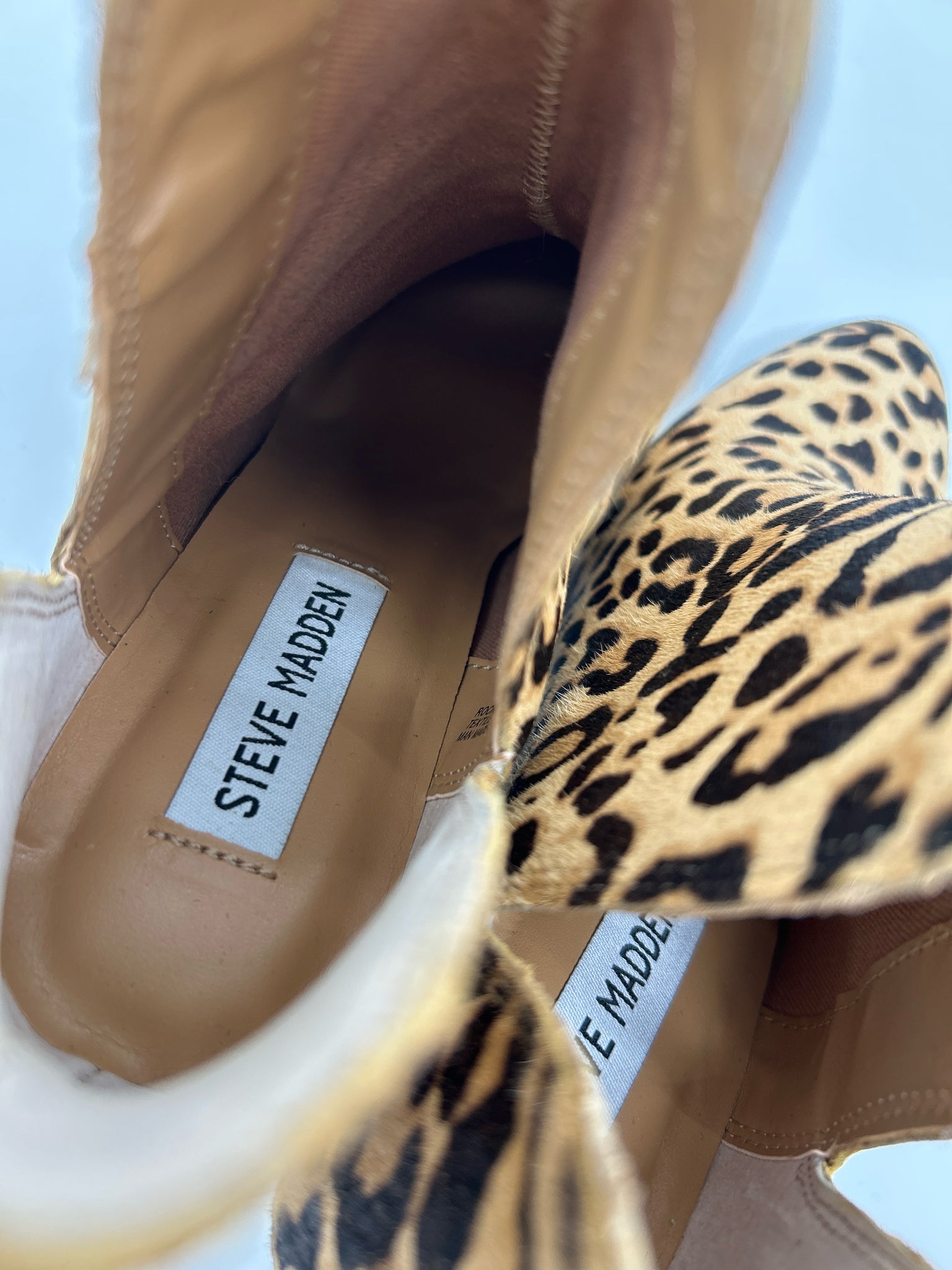 STEVE MADDEN Size 6.5M Animal Print Women Booties NWT