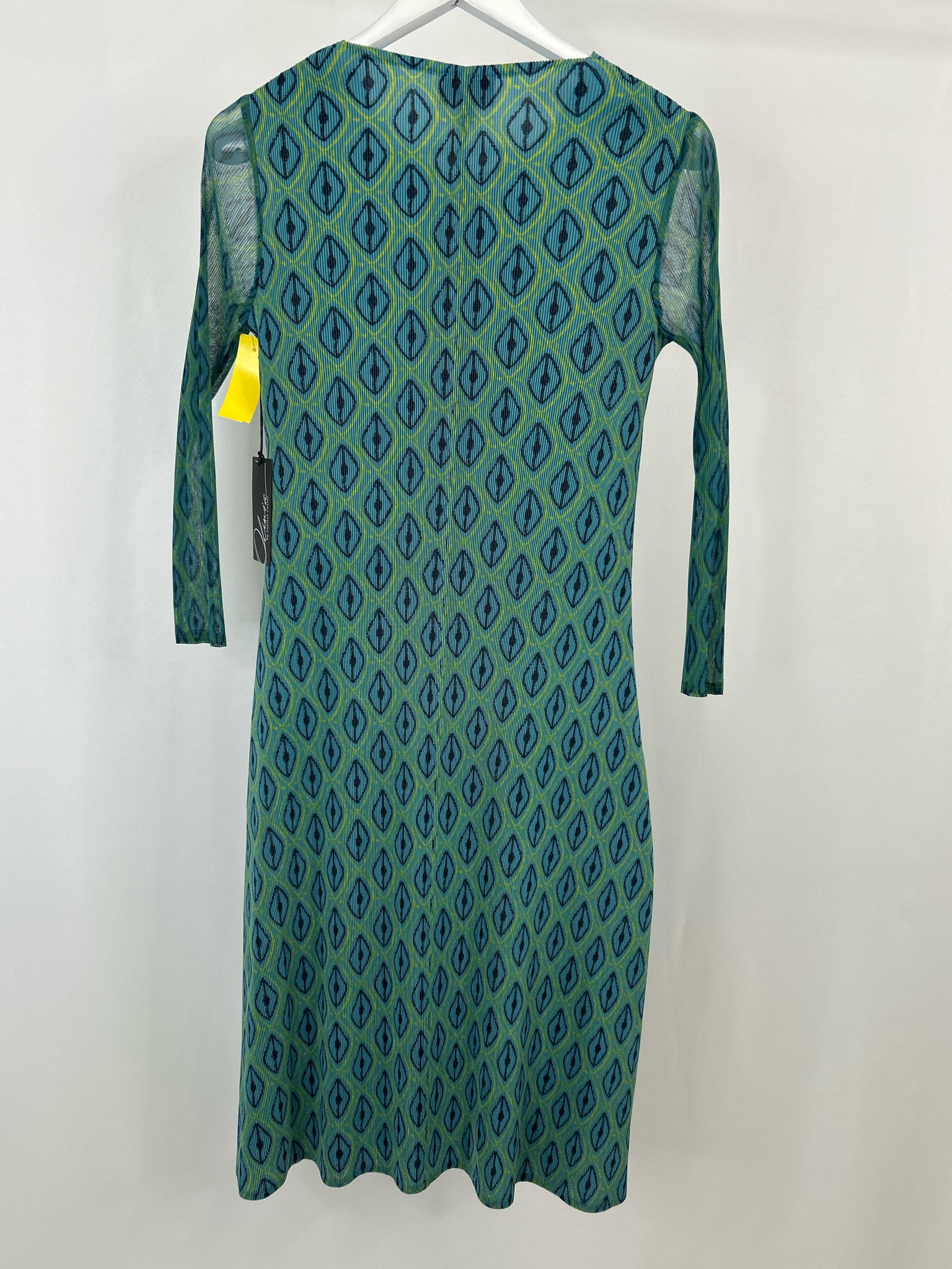 OLIVIA BY HABITAT CLOTHES Size S Teal Print Women Dress