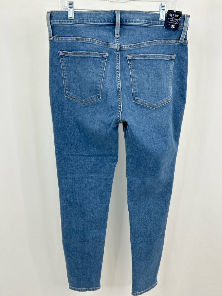 J CREW Women Size 31/12 BLUE DENIM jeans