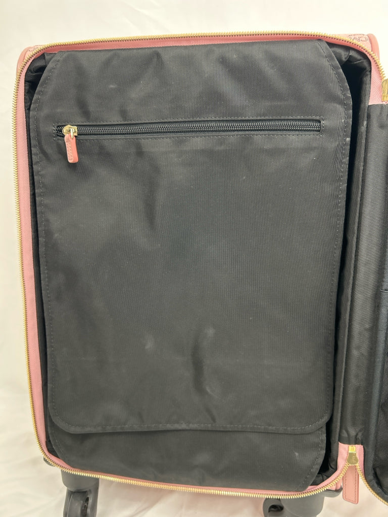 MCM Pink Ottomar Cabin Trolly Luggage Authenticated