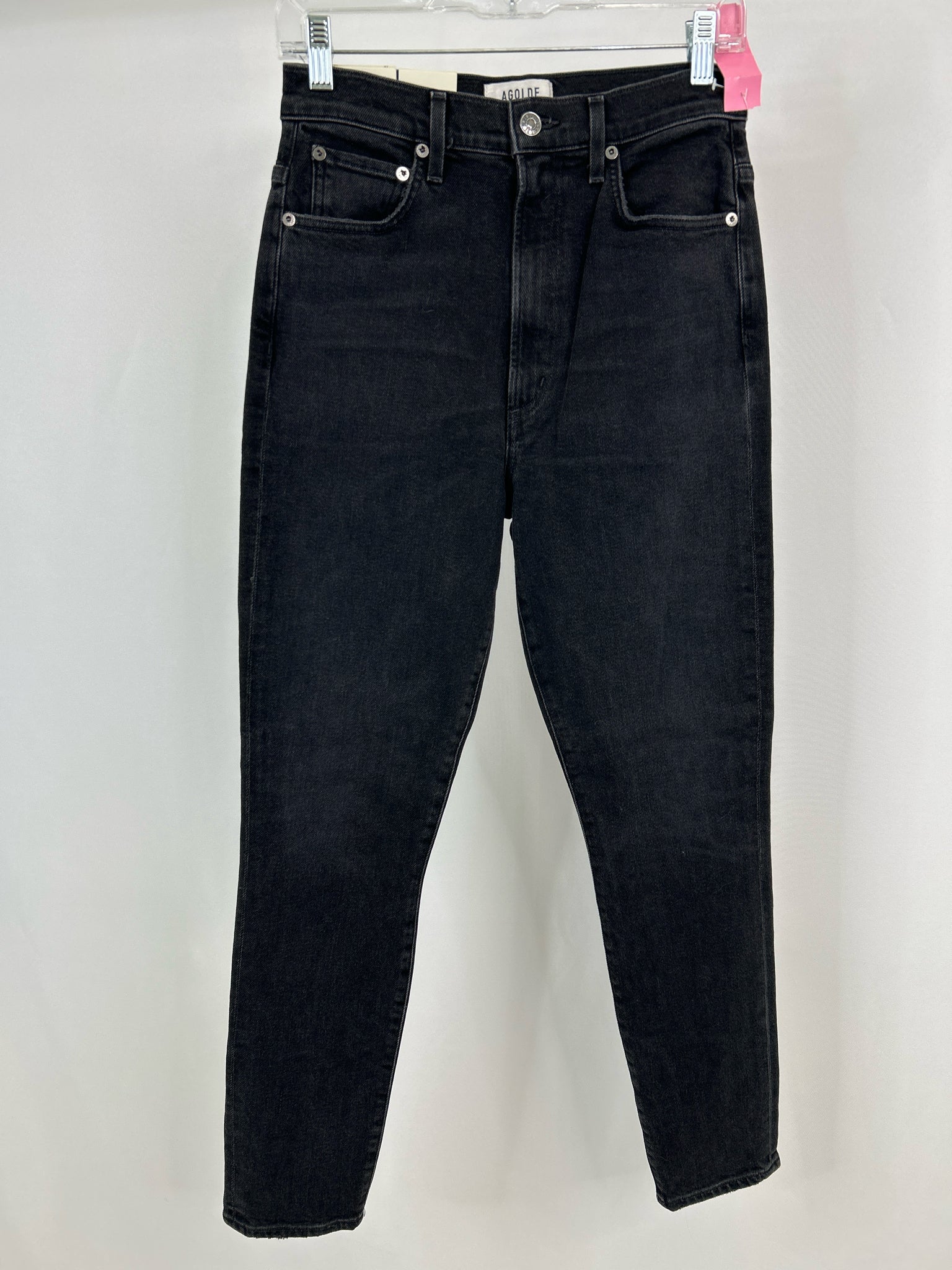 AGOLDE Size 27/4 BLACK DENIM Women jeans
