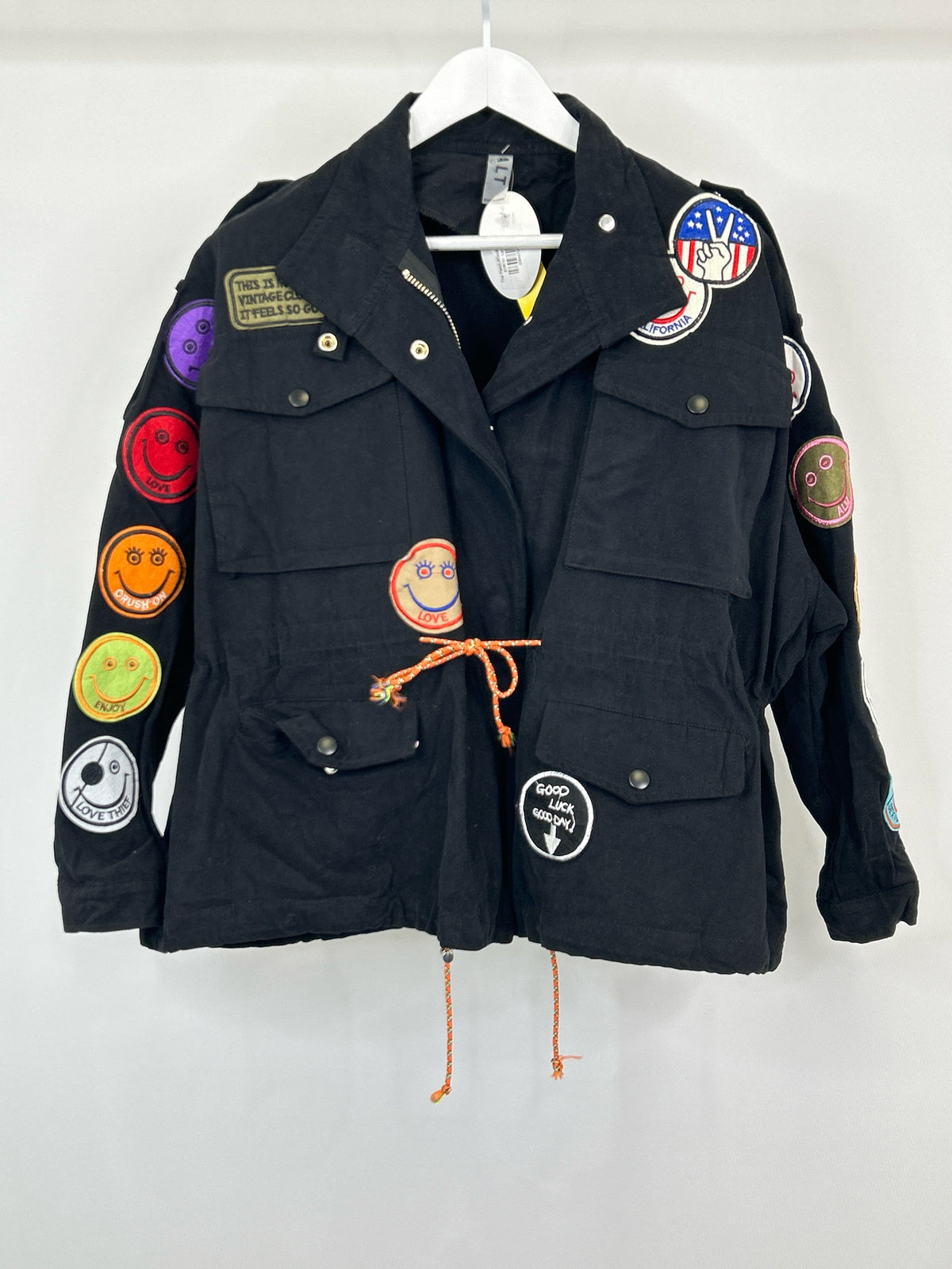 SALT Size L Black Women Jacket