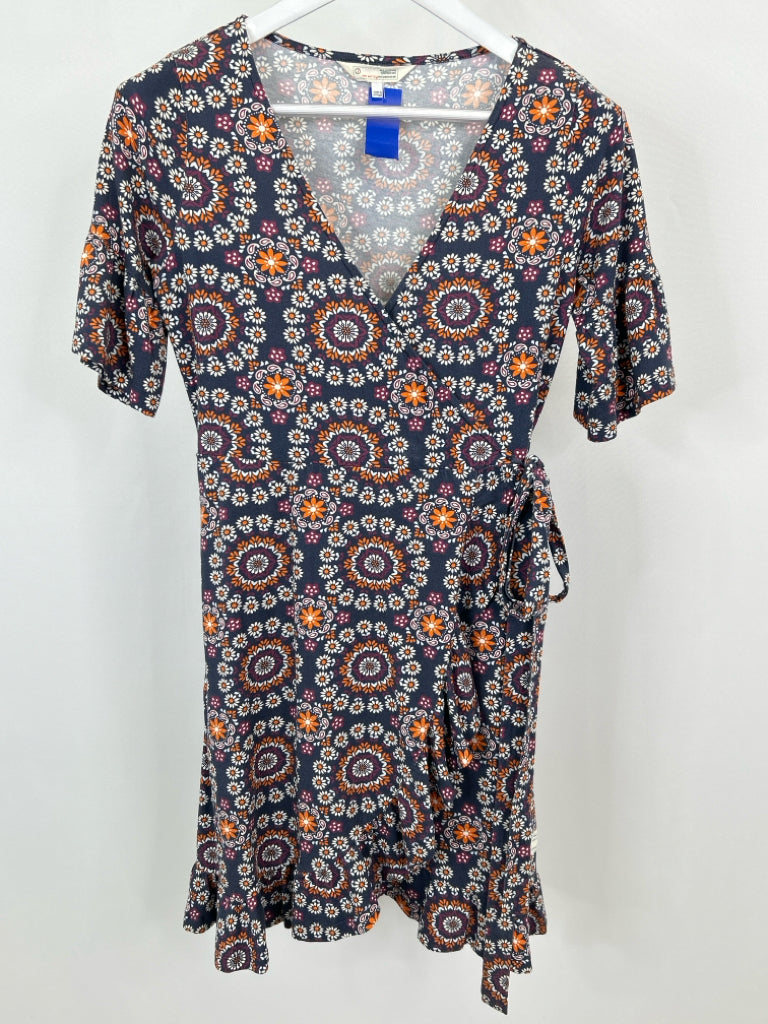 ODD MOLLY Size 6 Navy Print Women's Dress