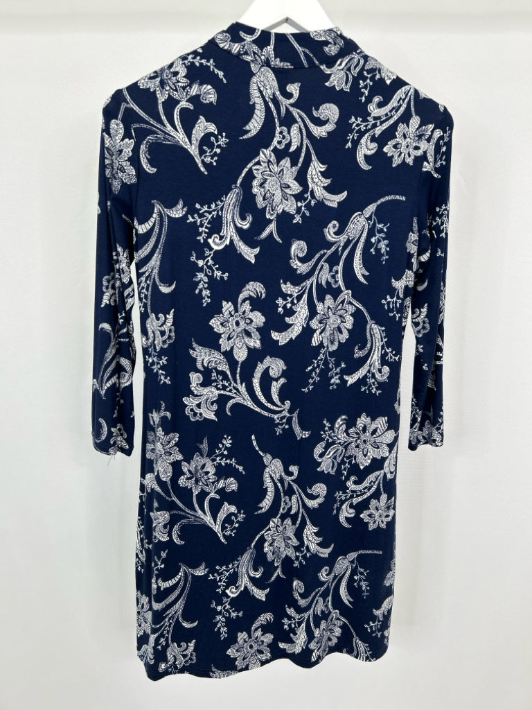 ETHYL NWT Women Size S blue and white Dress