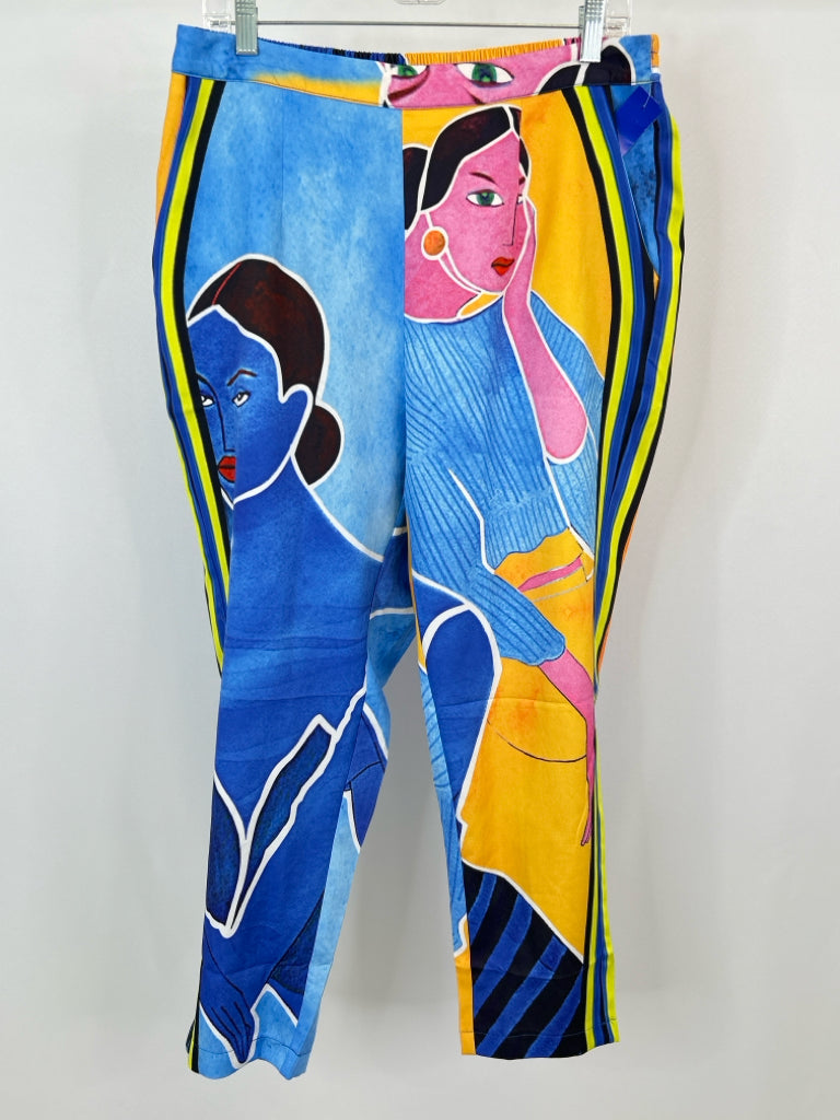 L'ATISTE Size 1X Multi-Color Women's Pants