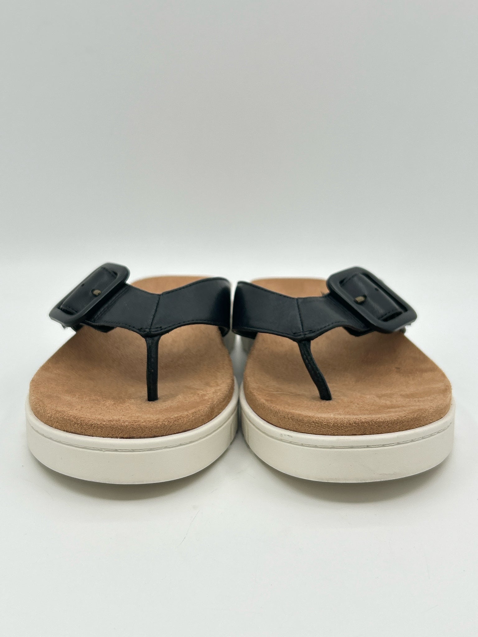 VIONIC Size 8 Black Women Flip flops