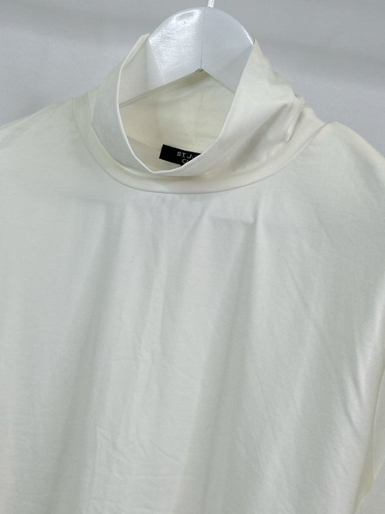 ST JOHN CAVIAR Women Size XL Ivory Turtleneck