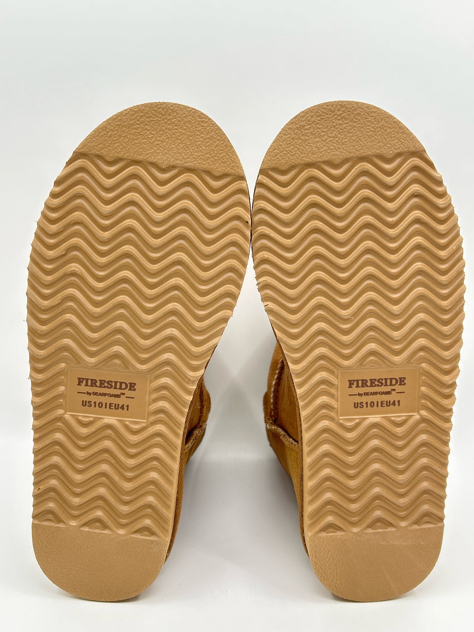 FIRESIDE By DEARFOAMS Size 10 Chestnut Women Booties NIB