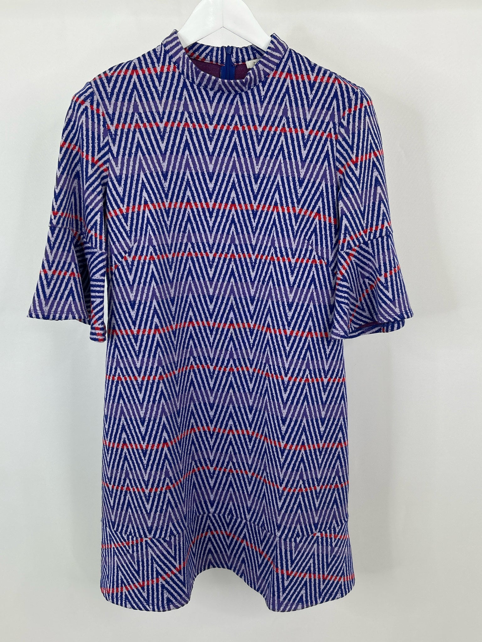TYLER BOE NWT Size S Blue Print Women Dress
