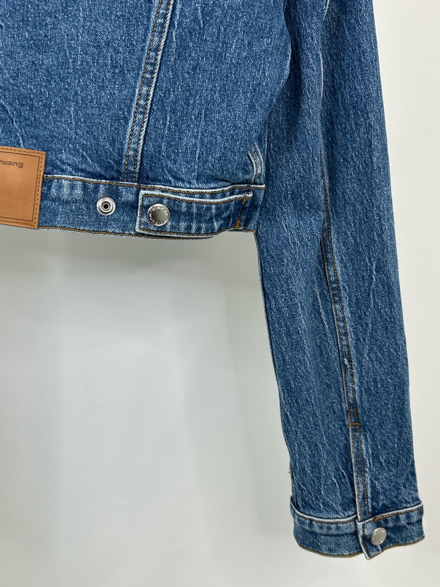 ALEXANDER WANG Size S BLUE DENIM Women Jacket