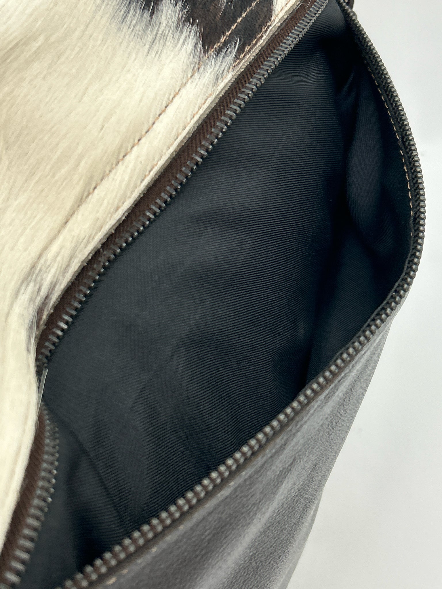 Giannotti Brown and White Women Purse