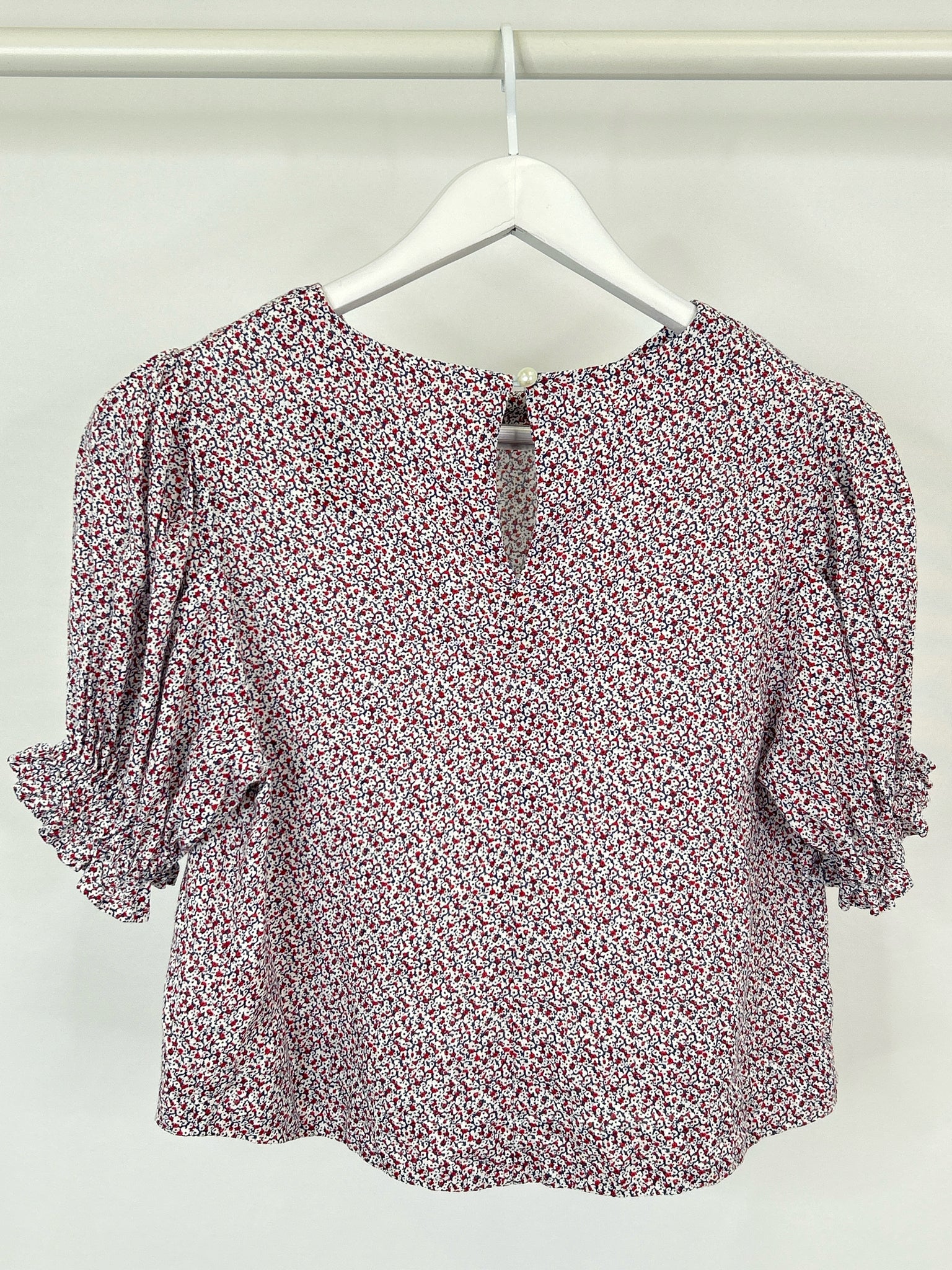 BURU Size XS RED & BLUE Women Top