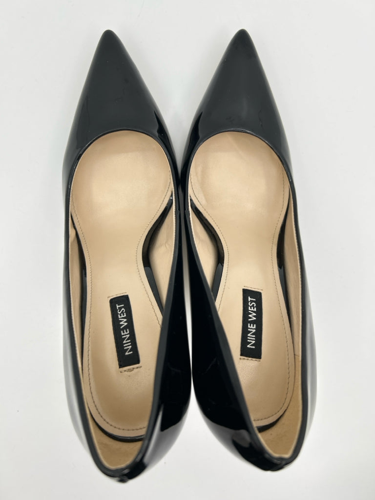 NINE WEST Women Size 8.5 Black Pumps