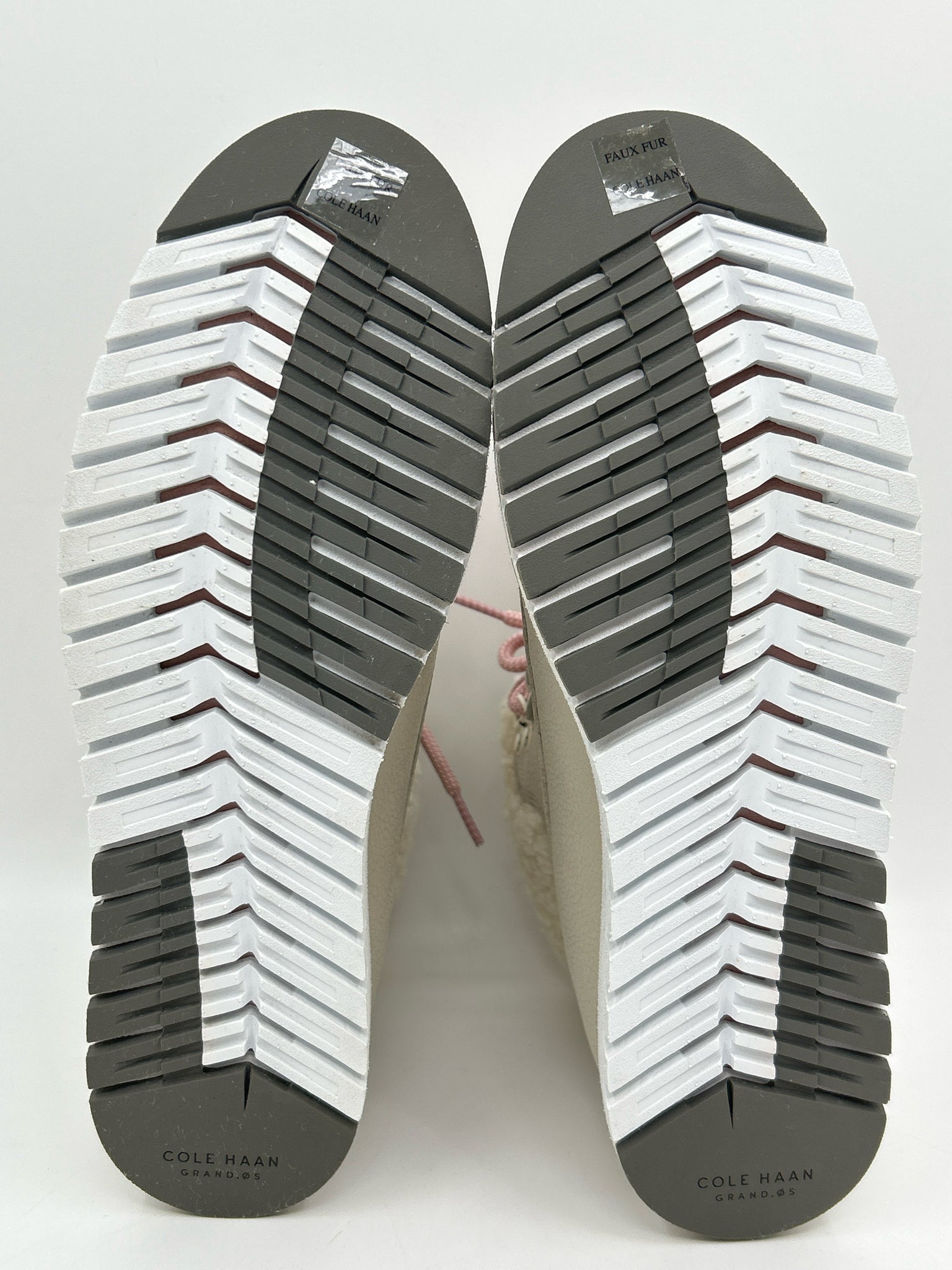 COLE HAAN Size 10.5B Grey and white Women Boots