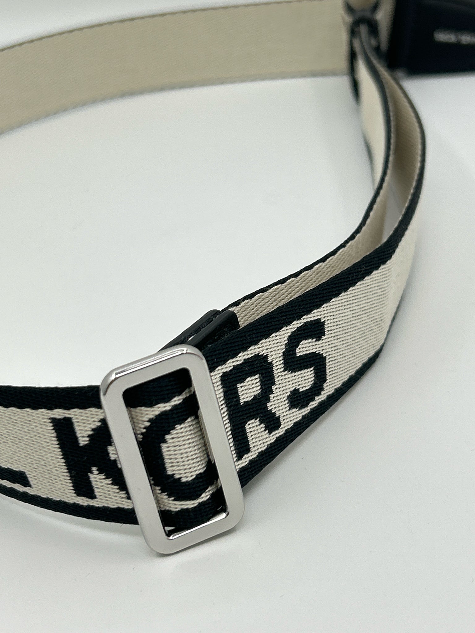 MICHAEL KORS Black Print Purse Strap