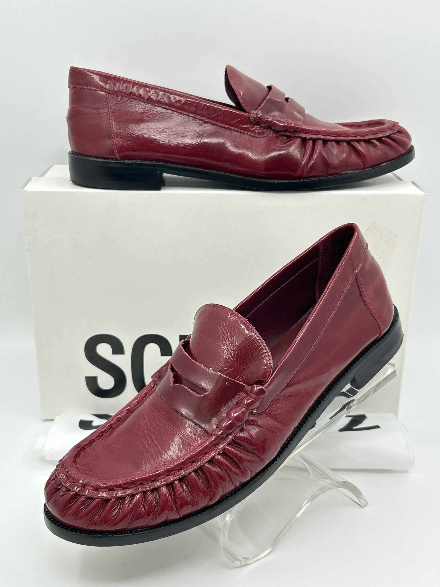 SCHUTZ Size 8B WINE Women Loafer