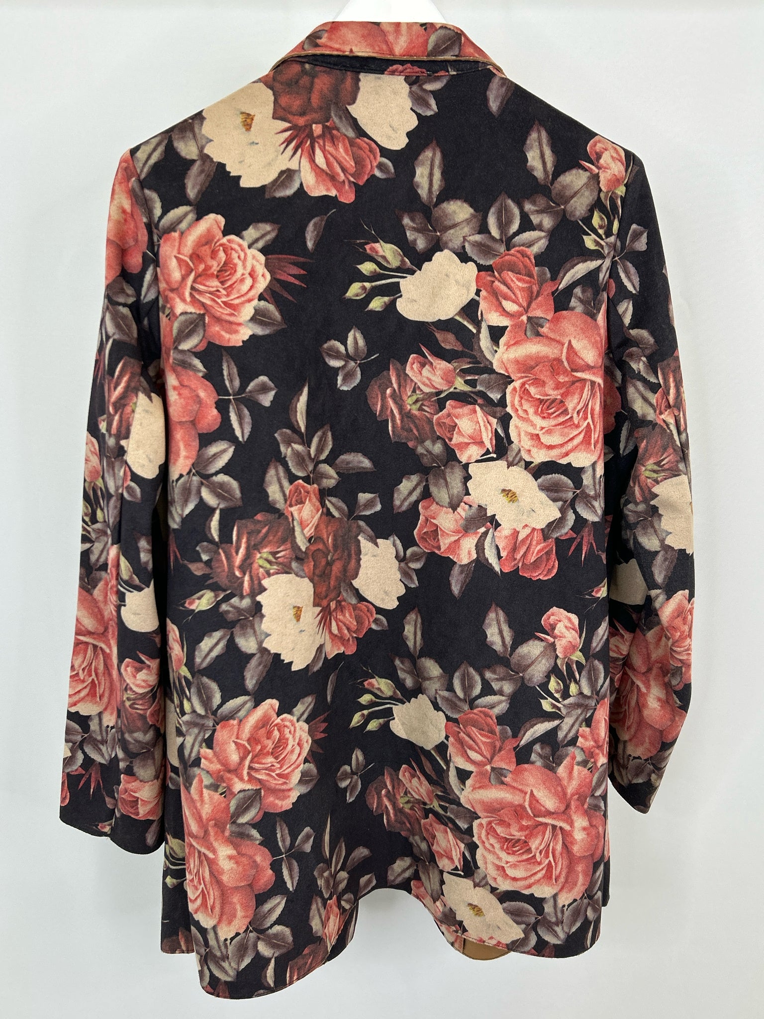 SOLITAIRE Size XL PURPLE FLORAL Women Jacket
