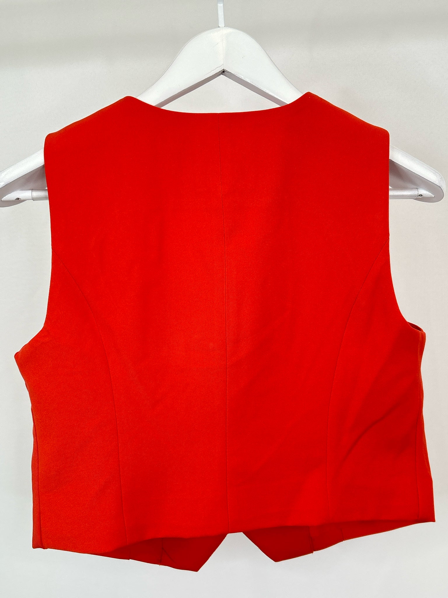 AVEC LES FILLES Size S Red Women Vest NWT