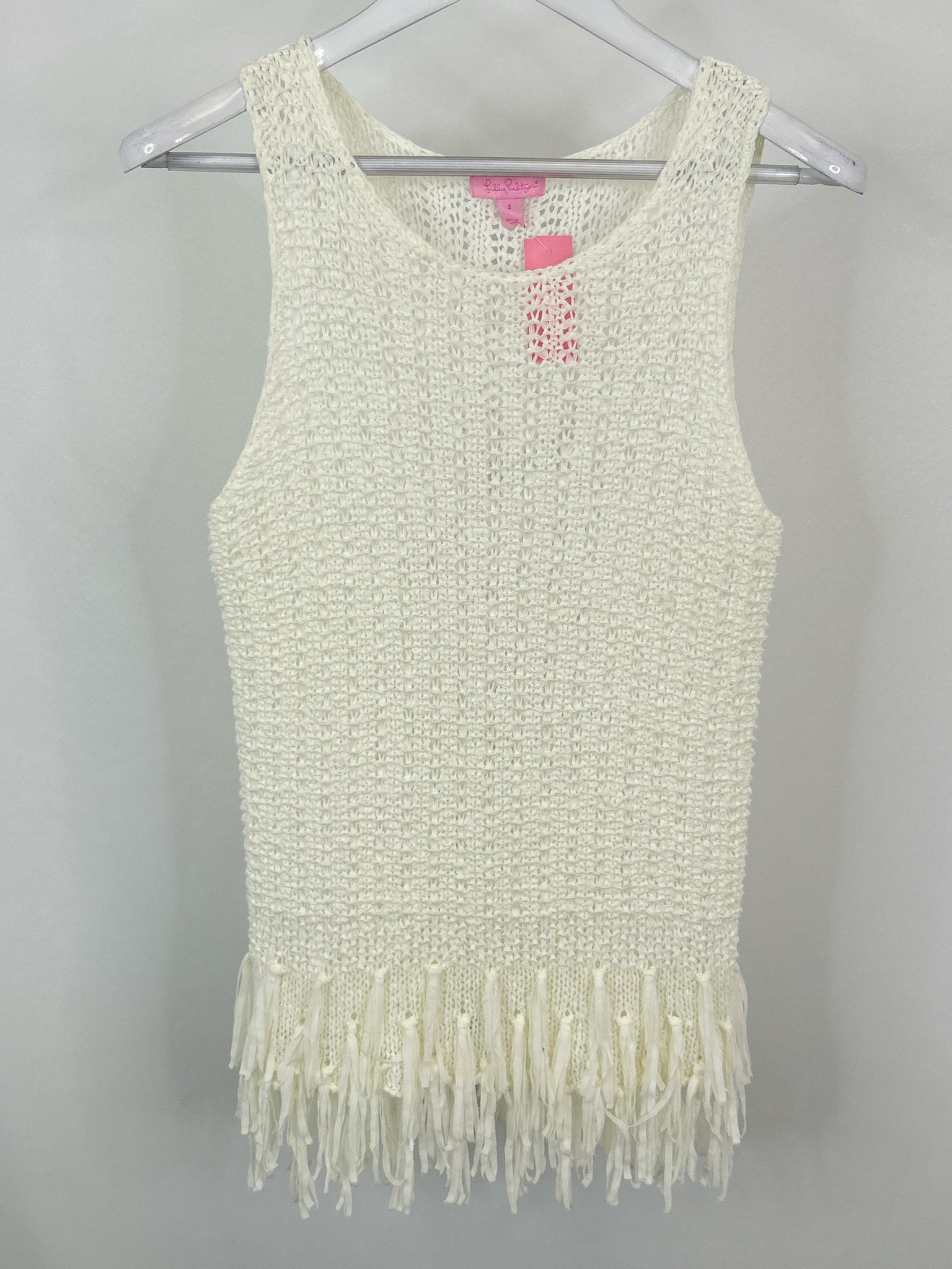 LILLY PULITZER Size S White Women Top