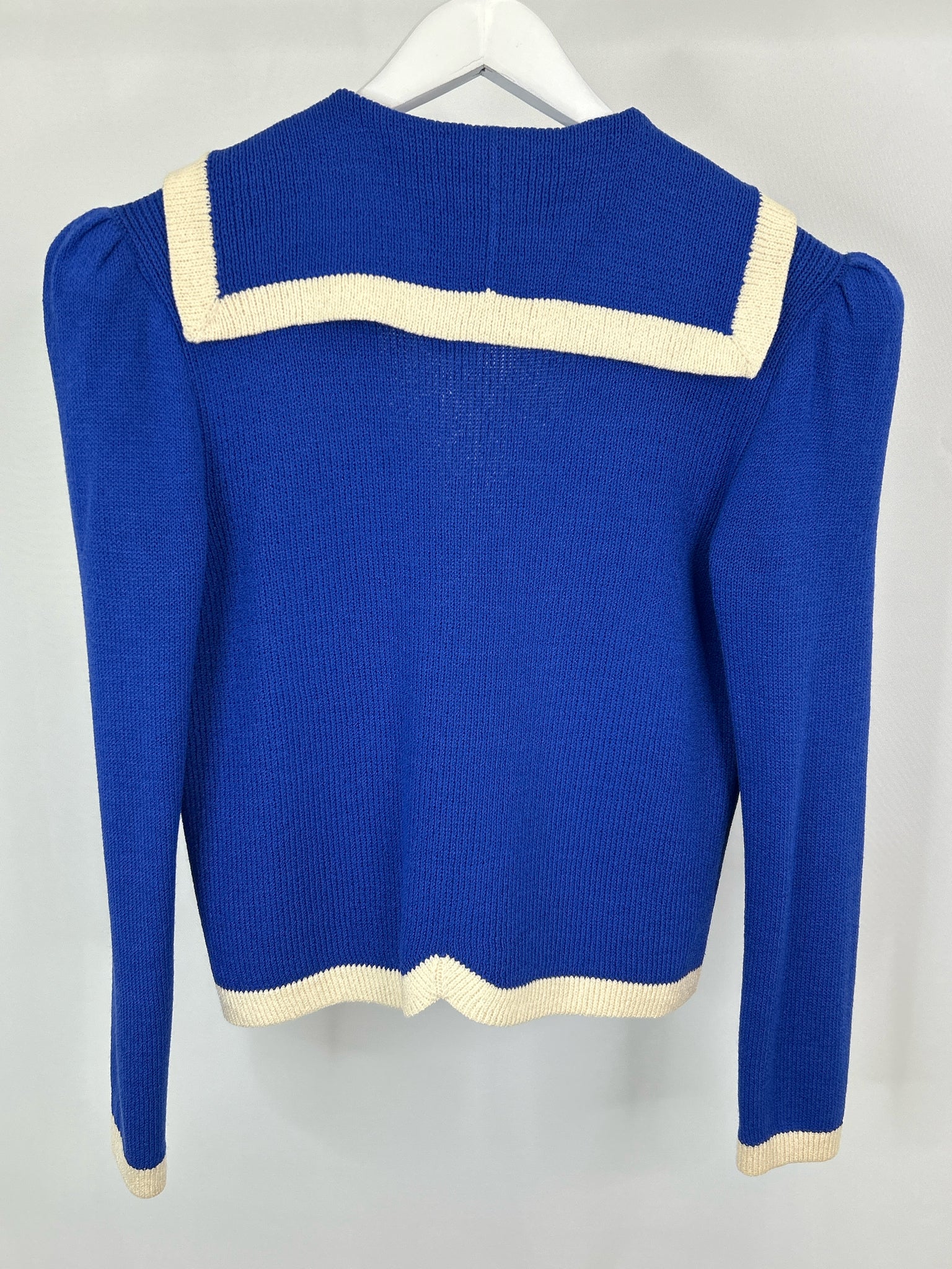 ST JOHN Size 10 Blue Women Jacket