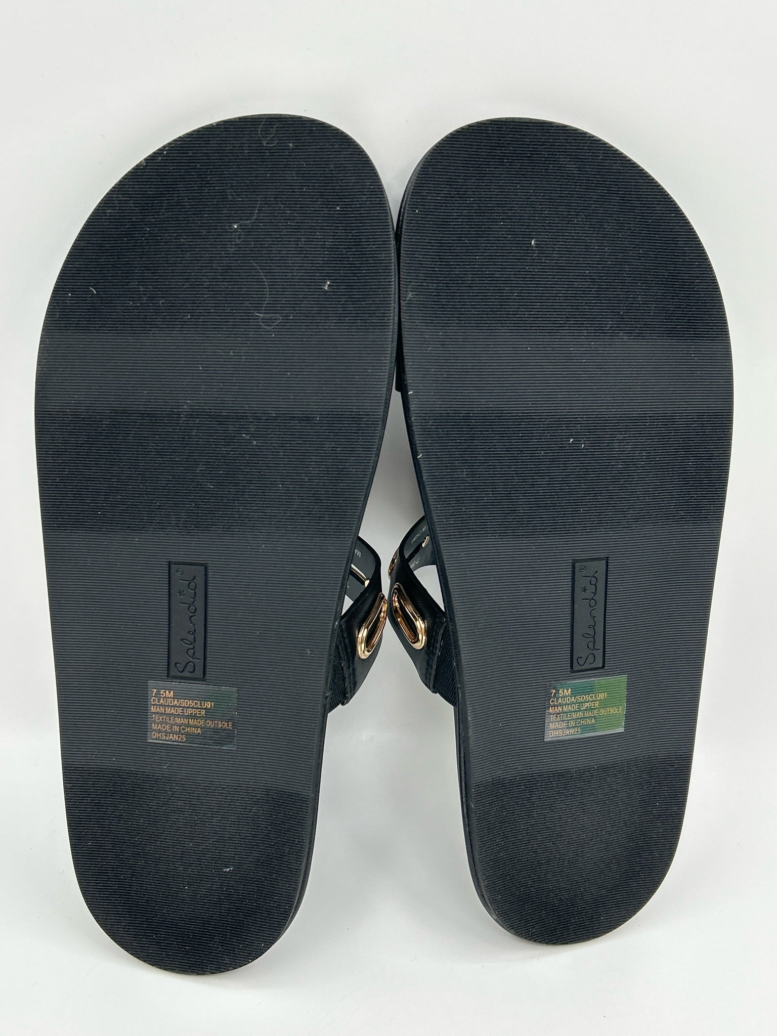 SPLENDID Size 7.5M Black Women Sandal