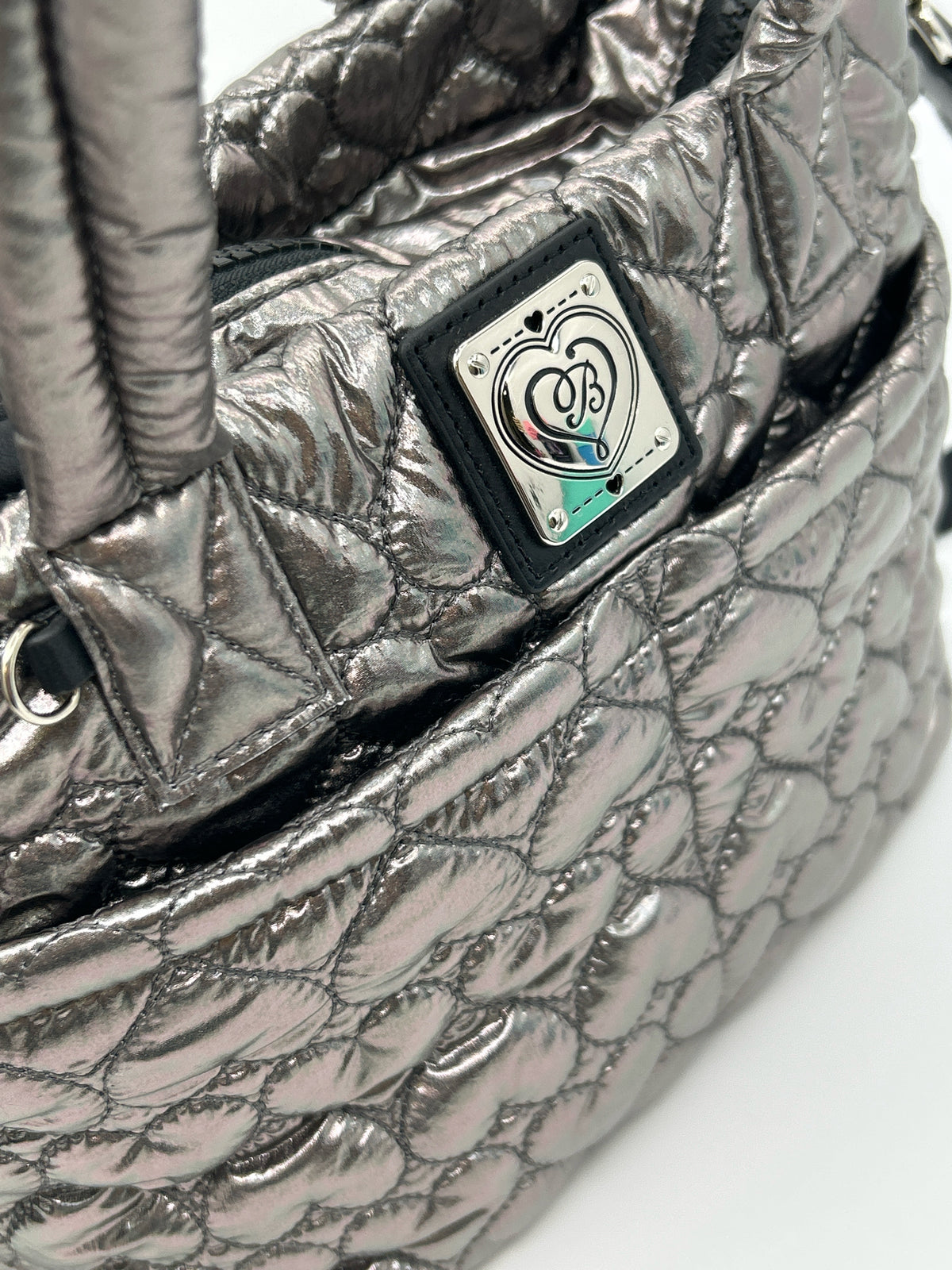 BRIGHTON METALLIC SILVER Women Purse