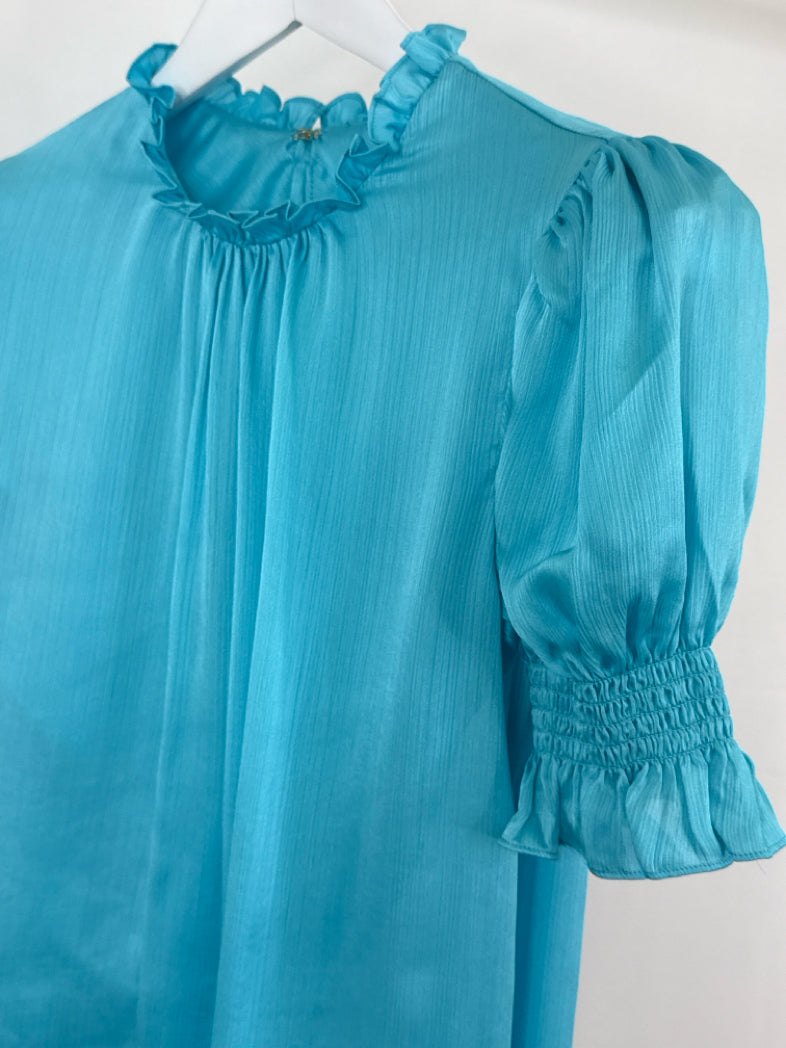 TRINA TURK NWT Size M AQUA Women Top