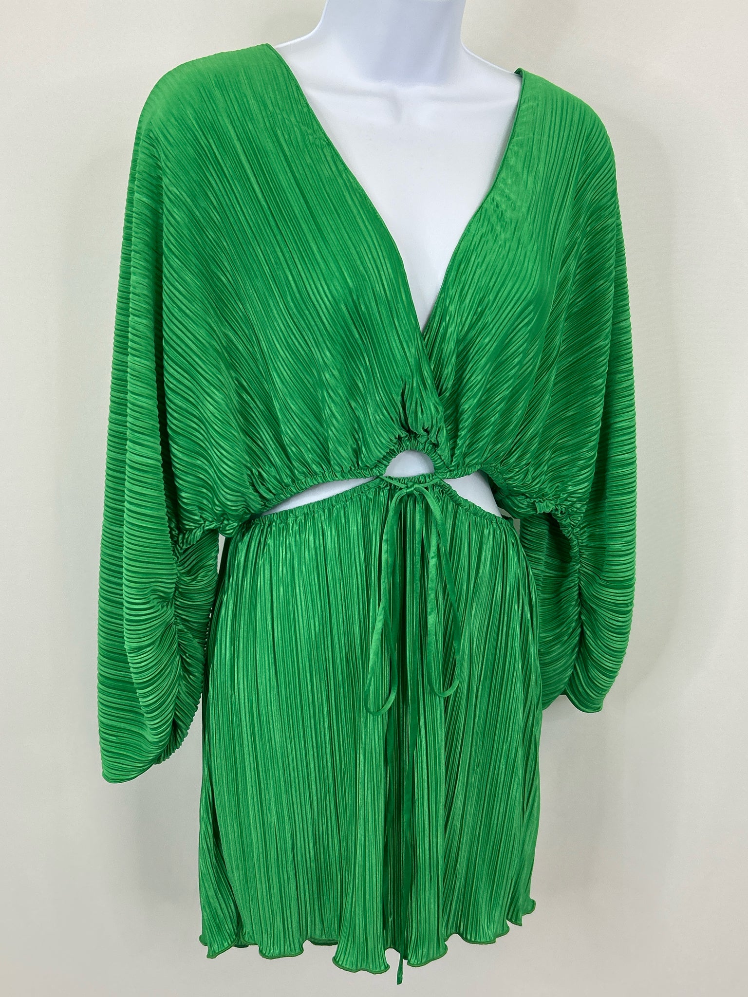 GOOD AMERICAN Size L/XL Kelly Green Women Dress