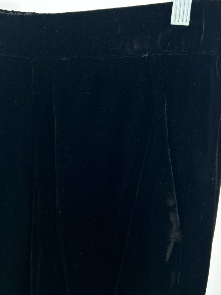 J CREW Women Size 6 Black Velvet Pants NWT