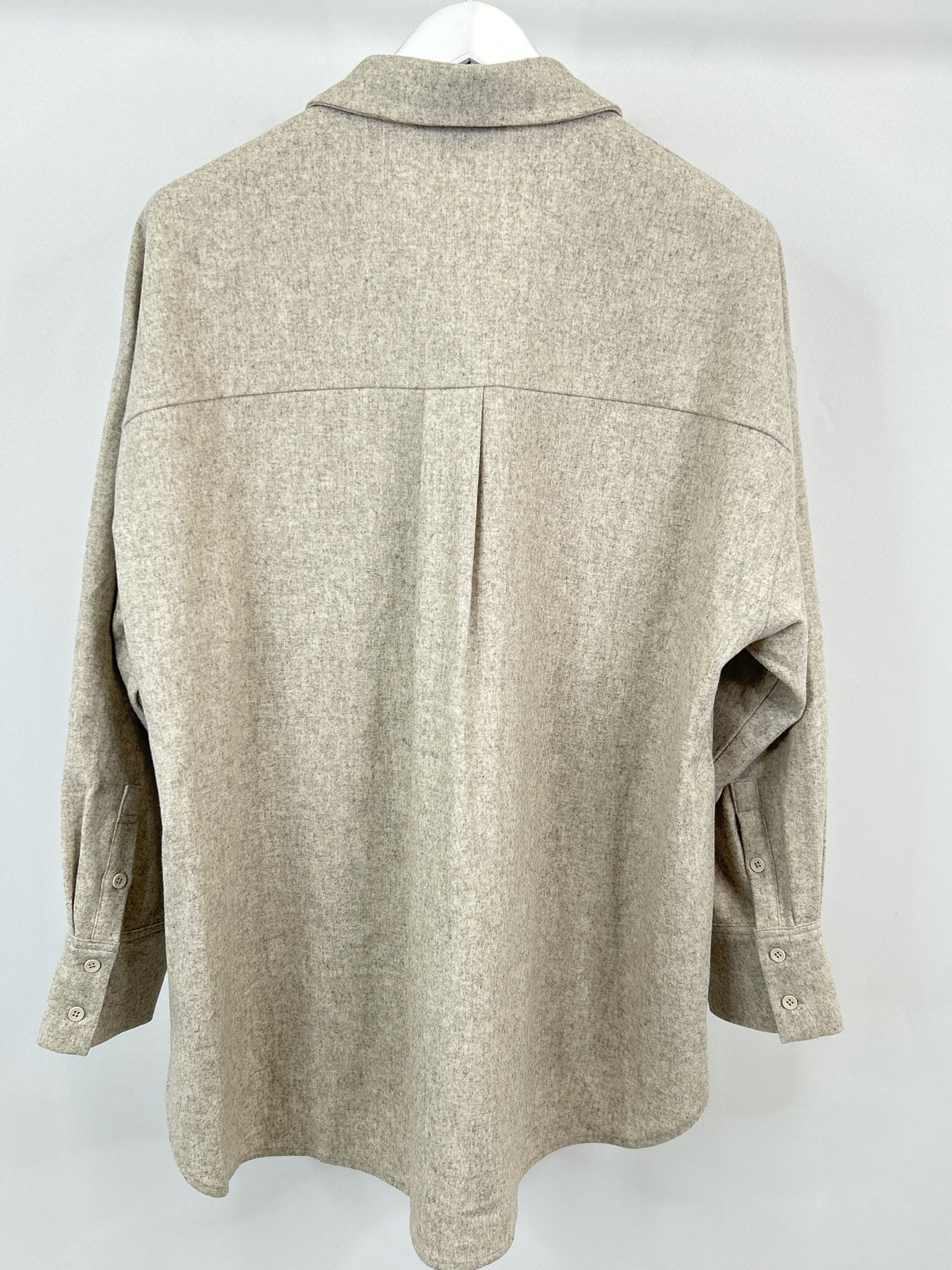 Urban Revivo Size 10 Oatmeal Women Blouse Jacket NWT