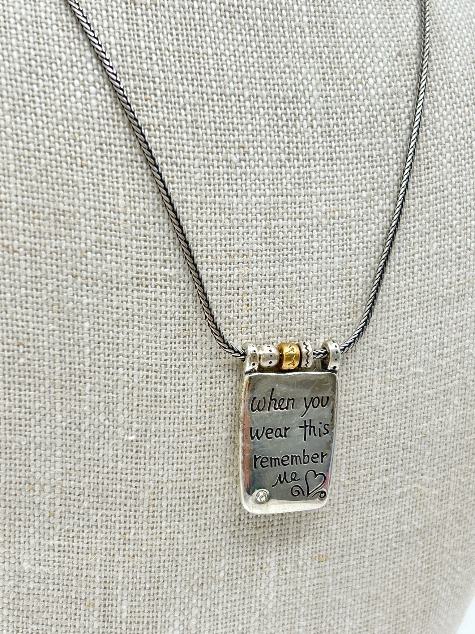 BRIGHTON Silver and Gold Necklace