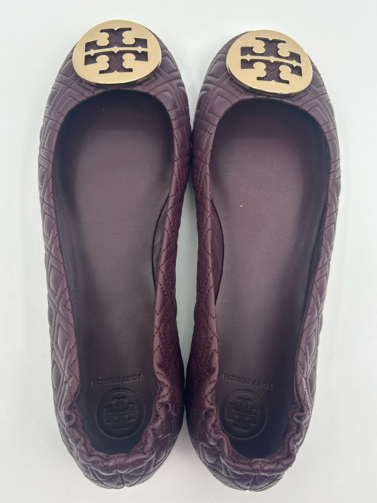 TORY BURCH Size 10M Merlot Women Flats