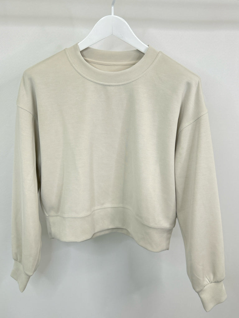 LULULEMON Women Size 4 Beige Sweatshirt