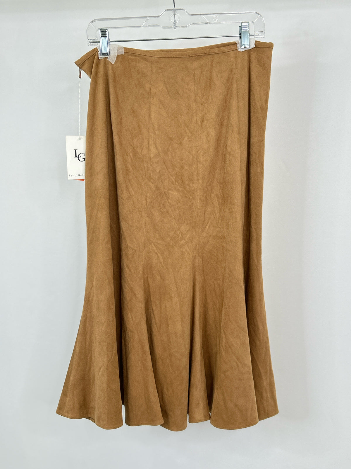 LENA GABRIELLE Size 8 Tan Women Skirt NWT
