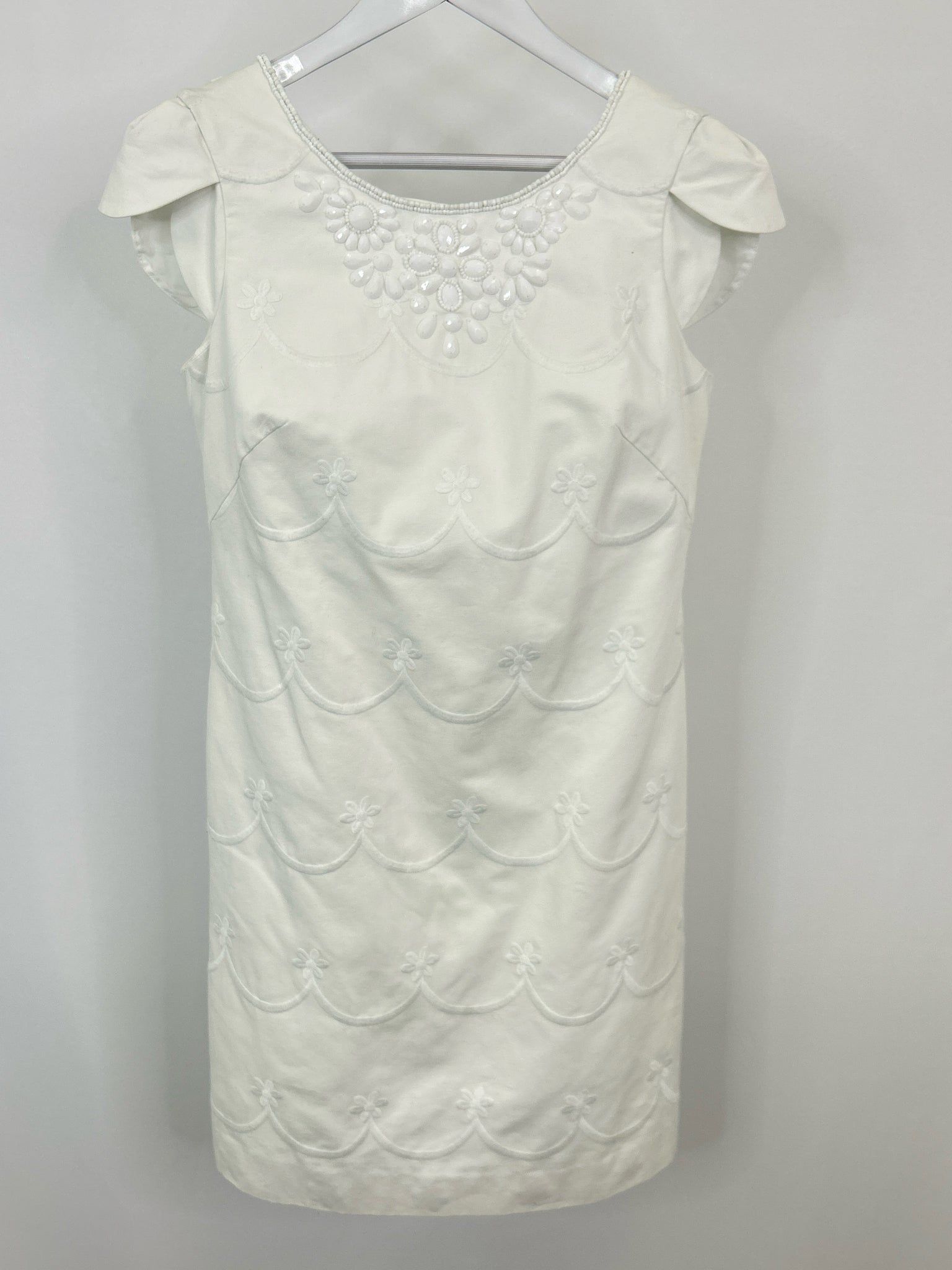 LILLY PULITZER Size 6 White Women Dress